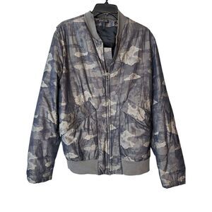 Helmut Lang Camouflage Bomber Jacket Sz Large